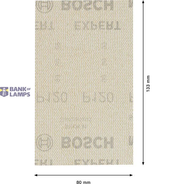 EXPERT M480 Sanding Net 80 x 133 mm, G 120, 50-pc image 1