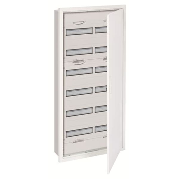 U73R6 U Compact distribution board, Flush mounting, 216 SU, Isolated (Class II), IP31, Field Width: 3, Rows: 6, 1134 mm x 810 mm x 120 mm image 3