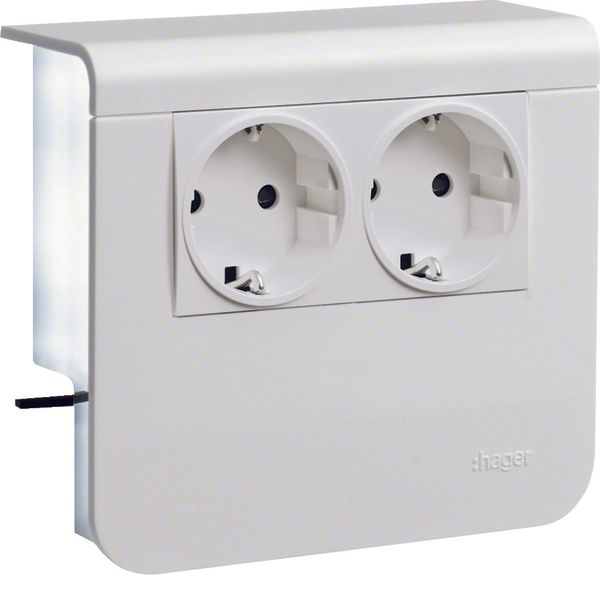 acc.box SL20055 2 x gang purewhite image 1