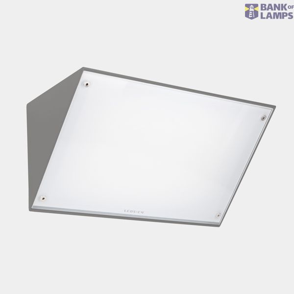 Wall fixture IP65 Curie Big E27 15W Grey image 1
