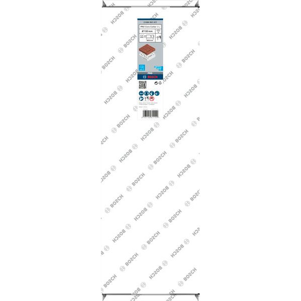 Diamond dry core cutter 1 1/4" UNC Best for Universal 132 mm, 400 mm, 6 segments, 11.5 mm image 2