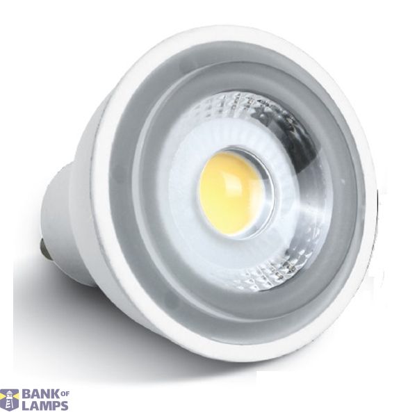 WHITE COB 6W WW GU10 60deg 230V image 1
