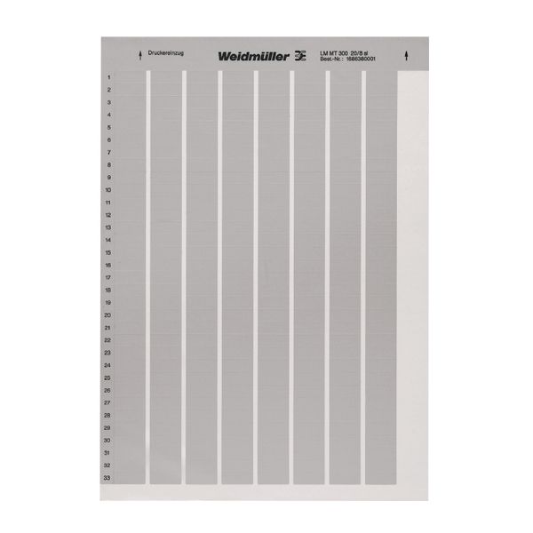 LaserMark, Device markers, 8 x 20.3 mm, silver image 1