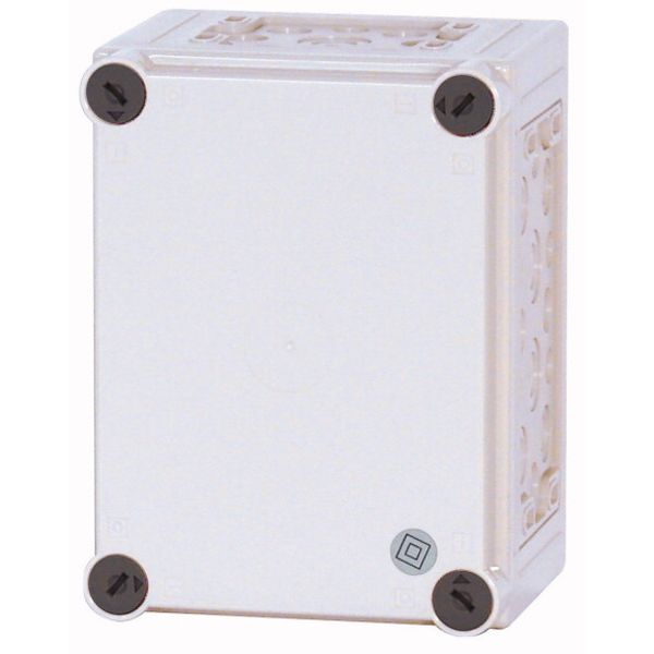 CI23E-125-RAL7035 Insulated enclosure, +knockouts, RAL7035, HxWxD=250x187.5x150mm image 1