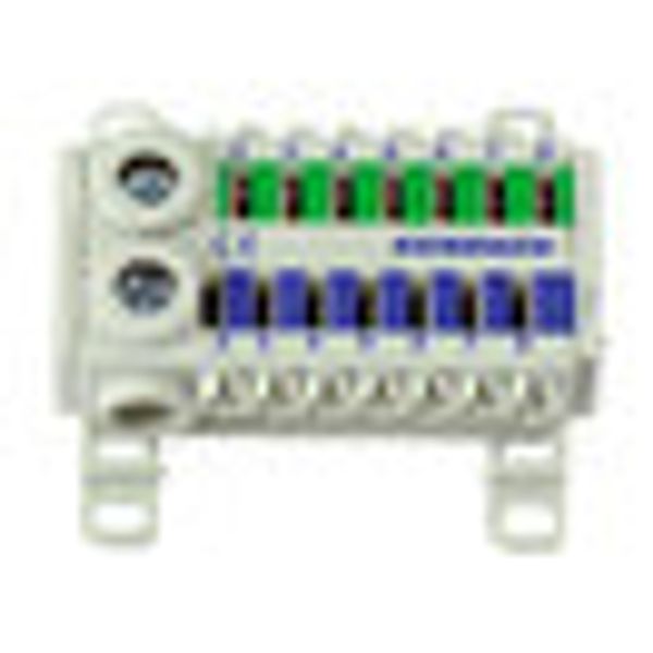 Easy Connection Box blue/green, 1 x 25 mmý,, 7 x 4 mmý, each (The price is shown without markup on metals. Request a quote for accurate information) image 2