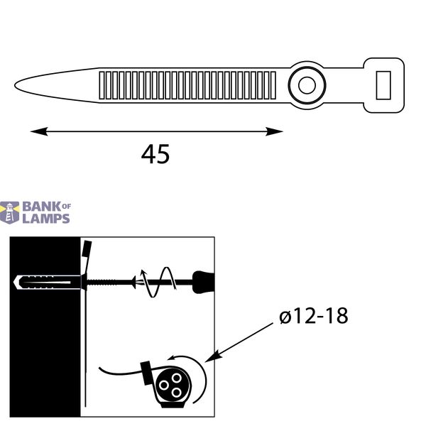 UP-z clamping strap holder fi 18 image 1