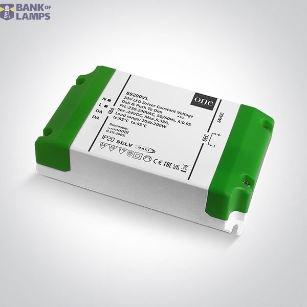 89200VL DALI & PUSH TO DIM DIMMABLE DRIVER 24V DC 20-200W image 1