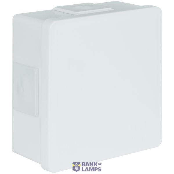 VP-001-01 Box 86x86x40mm IP55 4-pin click long rubber white image 1