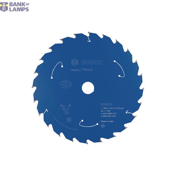 Expert for Wood Circular Saw Blade for Cordless Saws 184x1.6/1x20 T24 image 1