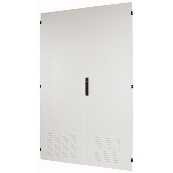 XTSZDSKV4S-H2000W1200 Section wide door, ventilated, HxW=2000x1200mm, double-winged, IP42, grey image 1