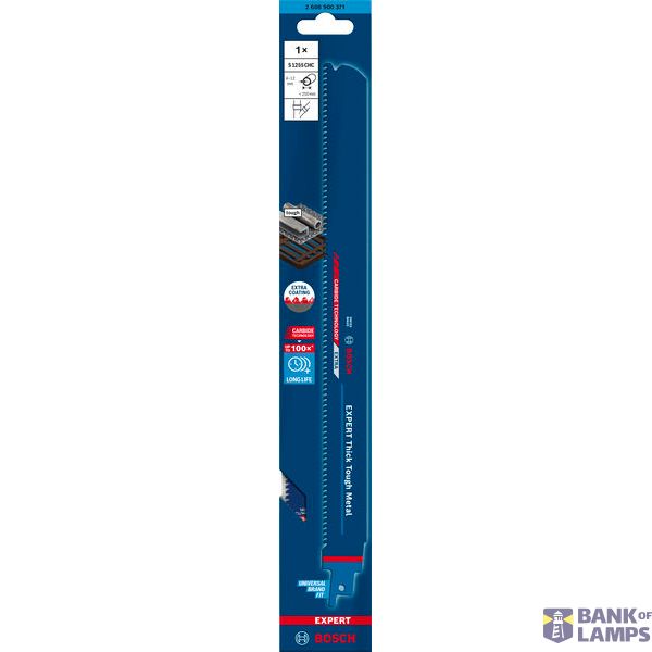 EXPERT ‘Thick Tough Metal’ S 1255 CHC Reciprocating Saw Blade 1-pc image 3