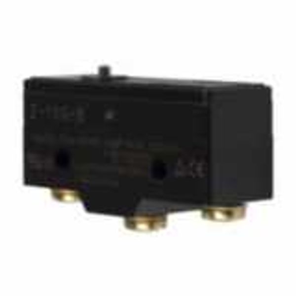 General purpose basic switch, pin plunger, SPDT, 15 A, screw terminals Z15G1318A image 1