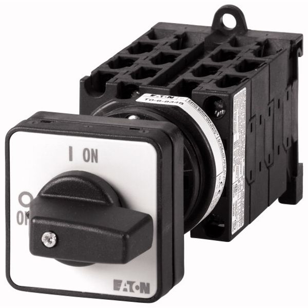 T0-6-8271/Z Step switches, T0, 20 A, rear mounting, 6 contact unit(s), Contacts: 12, 45 °, maintained, Without 0 (Off) position, 1-4, Design number 8271 image 1
