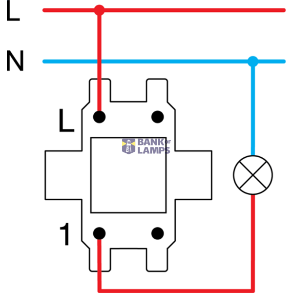 PUSH BUTTON 1WAY 10A 250V~ PW IN 02 XO 4415023 image 5