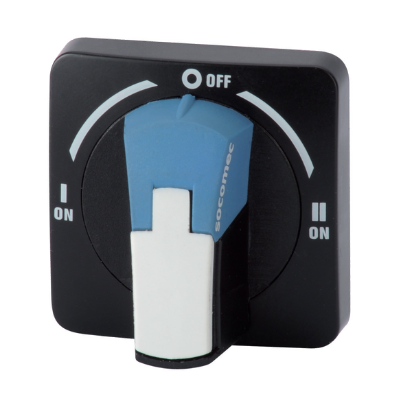 Handle type S000 for external operation, IP65, Black, indication I-0-I image 1