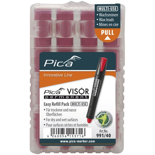 Pica 991/40 VISOR Permanent Refill red image 4