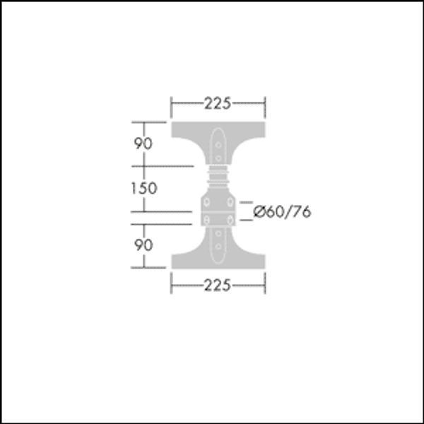 OLSYS1 MTP 60/76 x2 - Mounting accessory image 2