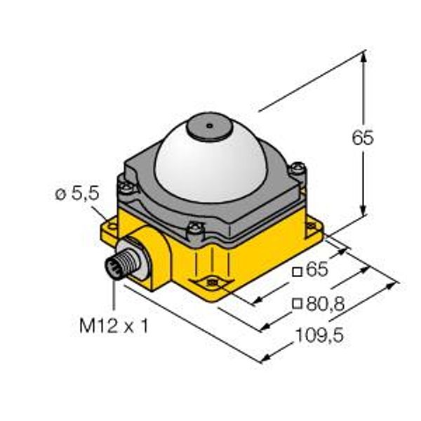 LED Signal Light Beacon with Audible Signal   K80LGRA1YPQ image 1