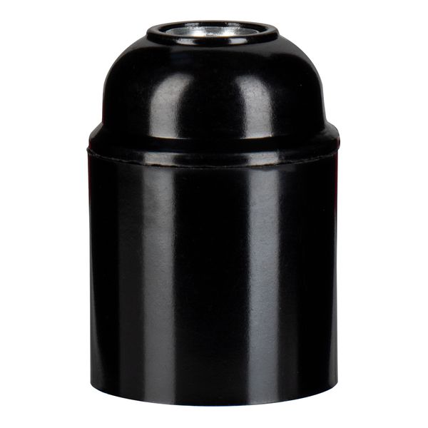 Lampholder E27 Bakelite Plain Black image 1