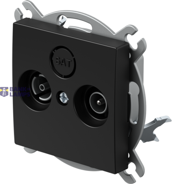 SOCKET TV-R END-LINE 1dB BK XO 4417206 image 2