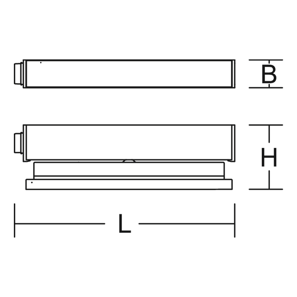 LINEDO, 19...40 W, 2900...5550 lm, 840, white, DALI Continuous line lu image 3