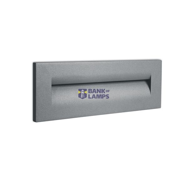 GREY WALL RECESSED LED 8,5w WW IP65 100-240v image 1
