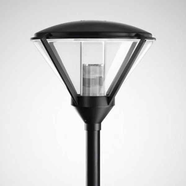 Post-top luminaires 983 CLO (normal) Reflector Black ET 18W 1200lm symmetric wide (SB) IP23 IK04 3 SDCM image 1