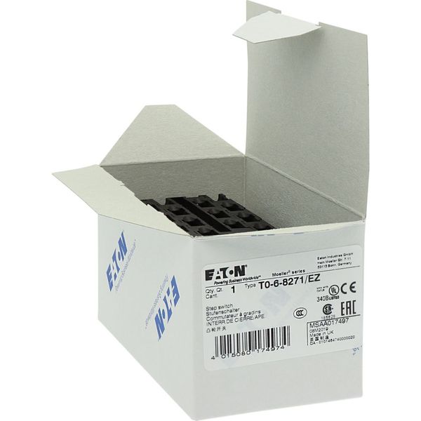 T0-6-8271/EZ Step switches, T0, 20 A, centre mounting, 6 contact unit(s), Contacts: 12, 45 °, maintained, Without 0 (Off) position, 1-4, Design number 8271 image 26