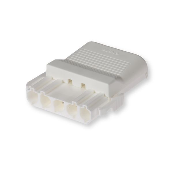 Coupler 5-p socket, wht image 1