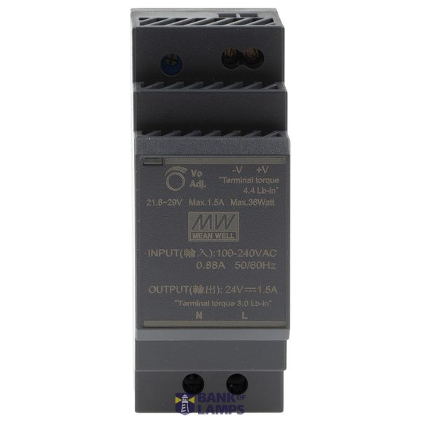 Supply unit 100-240V~ 24Vdc 1.5A image 1