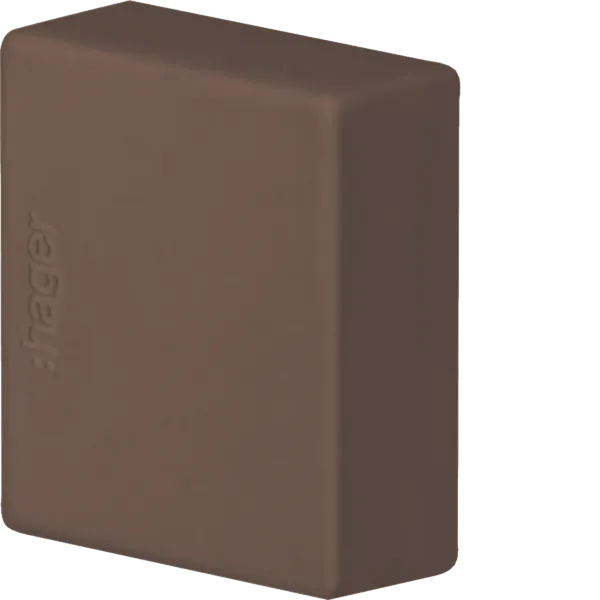 10x Cutting Cover for LF Trunking 15x15mm Brown image 1