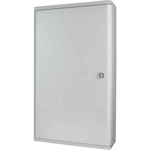BP-O-800/12-C-W Surface-mount service distribution board with three-point turn-lock, including DIN rails, front plate with 45-mm cutout, W = 800 mm, H = 1260 mm white image 3