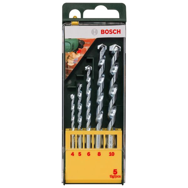 5-piece masonry drill bit set image 1