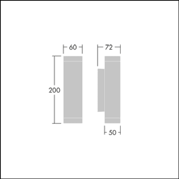 AXYL GLOW S U/D 2L930 WB RD ANT - LED wall mounted luminaire image 2