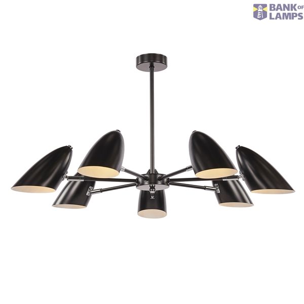 Modern Aida Chandelier Black image 1