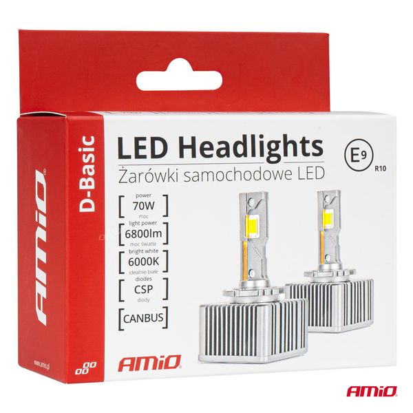 LED Headlights D-Basic Series D5S AMiO-03630 image 1