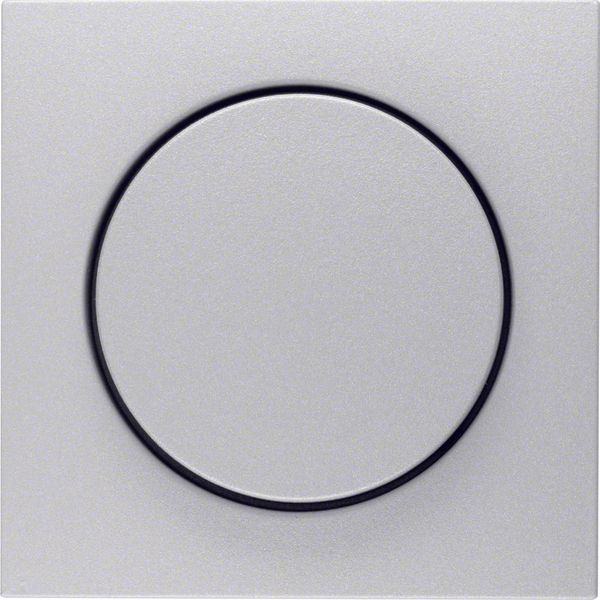 Centre plate f. rot. dimmer/potentiometer, setting knob, B.7, al. matt image 2