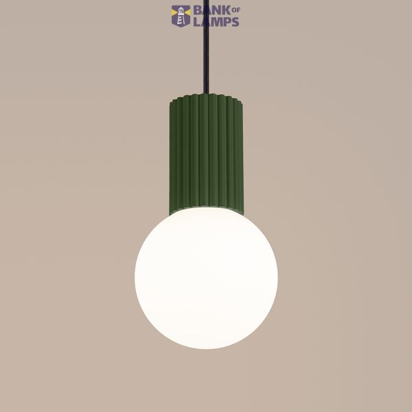Pendant lamp HALO 1 olive green image 11