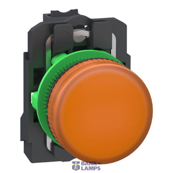 Plastic pilot light 24V orange Push-in image 1