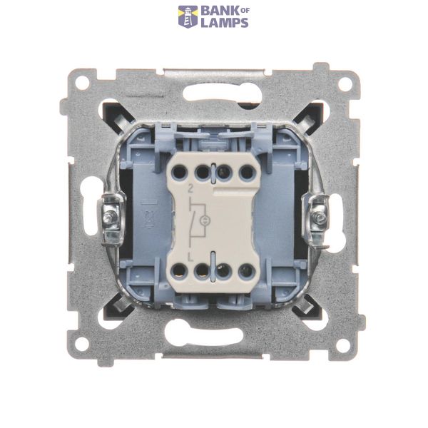 Double angled cover for ITC socket for Keystone, (module), black matt image 1