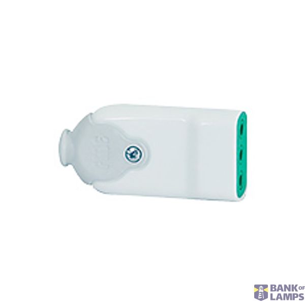 FGB Flat socket white, 10A250V image 1