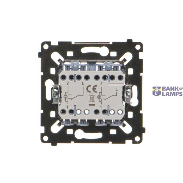 Single button for switches and push buttons, Graphite image 1
