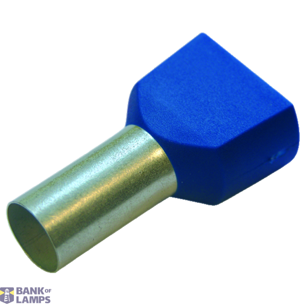 Twin end sleeve 0,75/8 blue 273400 image 1