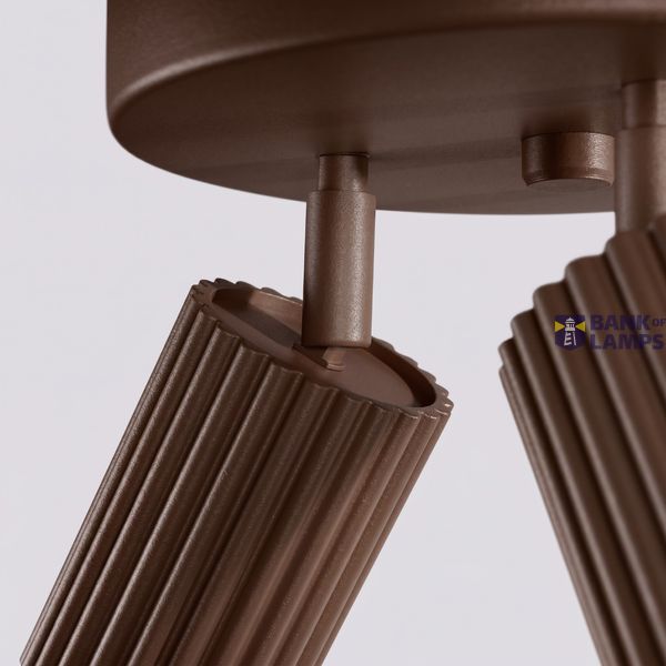 Ceiling lamp KARBON 3P brown image 10