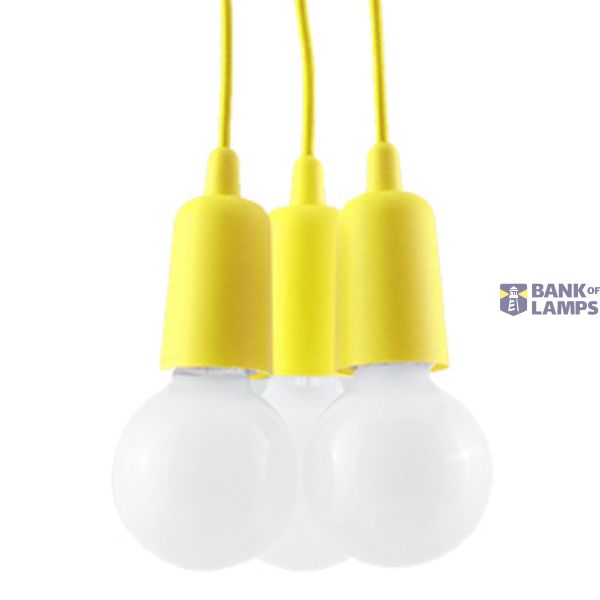 SOLLUX - pendant lamp DIEGO 3 yellow SL.0579 image 3