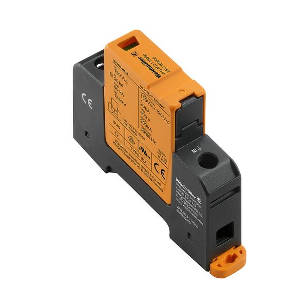 Surge voltage arrester, Low voltage, Surge protection, Single-phase, TN image 1