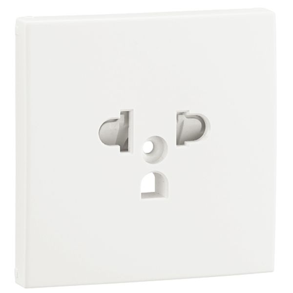 SAF C.PLATE F/EARTH SOCKET (EURO-USA) WHITE image 1