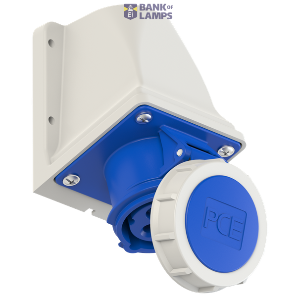 Fixed socket 16A 3P 230V 6h IP67 image 1