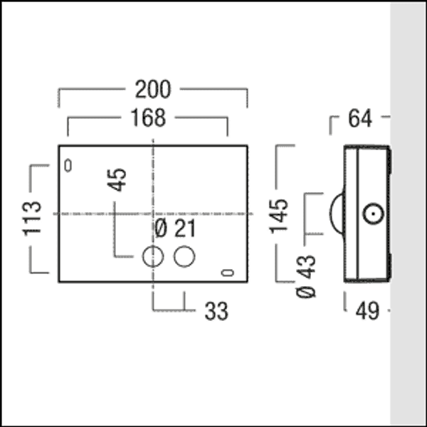 RESCLITE PRO MSW ESCW E8D WH IP65 - Safety luminaire image 3
