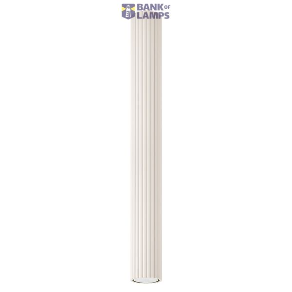 CEILING TUBE PIPE 60CM WITH ELEGANT GROOVING BEIGE CARBON FOR A COZY LIVING ROOM image 2